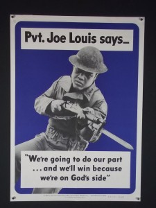 Pvt. Joe Louis Poster from World War II.