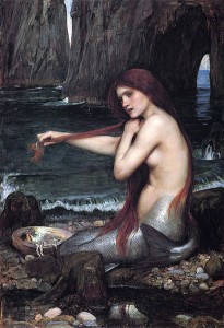 约翰·威廉·沃特豪斯（John William Waterhouse）的“美人鱼”，1901年。