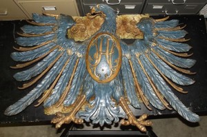 Eagle decorative ornament from the SS Vaterland, courtesy of The Mariners' Museum.