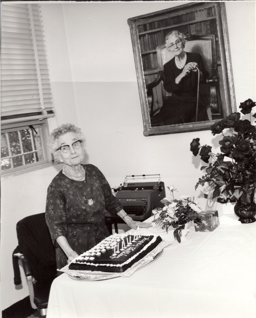 1968年2月23日，埃文斯小姐第92届生日派对