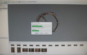 完成炮塔照片建模一步所需的时间
