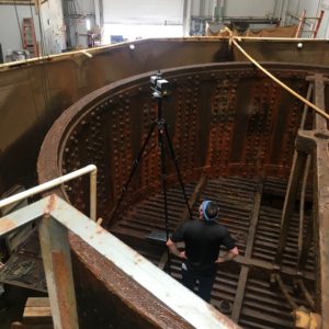 API激光扫描炮塔的内部