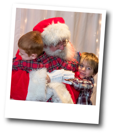 圣诞老人和孩子们